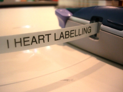 labelling heart. I#39;m love with labelling!